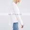 High Quality 100% Cotton Long Sleeves Ladies T-shirt/Women