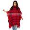 Indian Long Ponchos Poncho Plus Size Clothing Boho Gypsy One Size With Hood Women Ponchos Long Top Wool Blend Winter Sweater