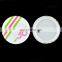 Promotional custom plastic round badge clip