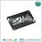 Fashional Anodized Black Electronics Nameplate Sign With 4 Holes, Silver Embossed Letters With Diamond Cutting