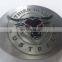 3D relief with the pattern of herd embody the company culture Zinc cast belt buckle antique silver plating
