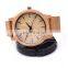 Hot sale alibaba genuine leather wrist watch mens watch wood watch