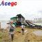 Small scale river gold mining dredger boat equipment for sale