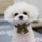 Noble Princess Wind Pet Bow Tie Texture Pet Collar With Bell