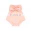 2019 New Arrival Baby Pure Color Romper Sleeveless Cold Shoulder Bodysuit Clothes Outfits Jumpsuit