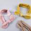 RTS Baby girl big bow hair accessories various color elastic headband for kids handmade baby headbands wholesale price