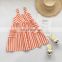 Hot Sale Wholesale Cheap Thailand Baby Dress Striped Boutique Sleeveless Lovely Girl Dresses Summer