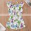 A0234# Комплект для девочки - летний костюм с динозаврами: футболка + шорты (2 штуки). Детский свитер