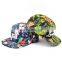 Shenzhen supplier african floral print 5 panel caps