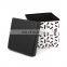 RTS modern home furniture printing PVC Leather Foldable storage ottoman cubes