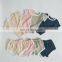 Simple Style & Comfy Baby Suits Breathable Short Sleeve Baby Tops and Baby Shorts