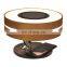 Modern CE ROHS New Round Tree Lamp LED Desk Lamp with Wireless Charger and Bluetooth Speaker for Christmas