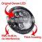 Car Motorcycles Headlamp 70W 7" round High Low beam led headlight with DRL for jeep wrangler