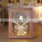 Photo Frame Night Lights 3D Illusion LED Fantastic Wooden Table Lamp for Room Decor