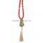 New Fashion Nature stone tassel necklace DIY fashion teen girls necklace