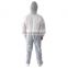 Cheap Waterproof Anti-Bacterial Non woven Disposable PP Coverall with Hoods