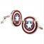 Men's Cufflinks New Star Blue Silver Red Cuff Lins for Shirt 20mm