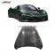 Trade Assurance Full Carbon Fiber Front Lip Spoiler Bonnet Diffuser Fender Side Skirt 720s Body Kit For Mclaren 720s body kits