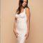 Sling V-neck Sleeveless Off-the-shoulder Bandage Dress