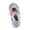 women fashion zebra PU canvas shoes