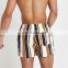 HOT Sell Beach Shorts Wholesale Mens Casual Swimming Plaid Board Striped Shorts Bermuda Shorts Elastic Waist Waterproof Support