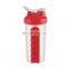 BPA Free Pill Organizer Shaker Water Bottle with Pill Box