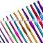 14 pcs Set Mult color Knitting Needles Aluminum Crochet Hooks for Craft Yarn 2-10mm