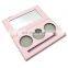 Custom wholesale empty makeup with mirror eye shadow magic candy cardboard magnetic face palette