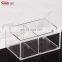 Crystal 3 Conjoined Cotton Box Multifunctional Transparent Makeup Remover Cotton Storage Box
