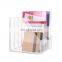 Acrylic Desktop Organizer File Rack 4 Slots Magazines Books Documents Storage Display Holder