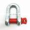 Qingdao Factory Price Custom 316 Stainless Steel BOW Shackle Marine Hardware Rigging Lifting