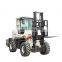 China Hengwang Forklift Truck Diesel Forklift 4*4 Off-Road All Rough Terrain Forklifts with Attachments