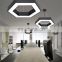 Modern LED Office Pendant Light Hexagonal Hollow Hanging Honeycomb DIY Office Ceiling Lamps
