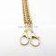 Factory customized Elegance bag parts Iron Chains  Shoulder Strap Handbag Belt Bag Strap with  lobster clasp