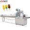 Horizontal pillow flow pack food bread cookie biscuit chocolate snacks soap automatic packing machine