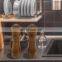 Adjustable Shakers Large Capacity Acacia Wood Salt And Pepper Grinder Mills Set