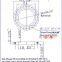 Customized Forged Carbon Steel Flat Face Flange With Non Passing Thread As per the Drwing