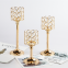Crystal Candle Holders Set 3 Sizes Tall Crystal Wedding Candlestick Holders Pillar Candelabra Stand for Wedding Decoration