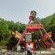 Amusement park ride pirate ship
