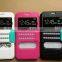 colorful cell phone case for samsung s6,leather wallet stand window Case For Samsung Galaxy S6 G9200