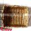 wicker basket with wooden handle, corn leaf basket wholesale