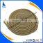 Polyester double braided rope dock rope with 300mm length splice eye