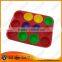 Environment-friendly 6 Holes Round Shape Silicone Ice Moulds