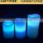 fashional remote control led candle with multi colour changing function for wedding decorative