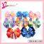 2015 New arrival elegant hair accessories grosgrain ribbon cheerleading bow hair clip