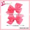 Wholesale customized boutique hand make hair bow clip