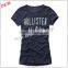 New Design Custom Printed Women Casual T Shirt Wholesale OEM Service Short Sleeve Fitness Sportwear