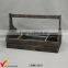 Shabby chic garden wooden storage or wine holder basket