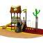 kids plastic slide,outdoor children playground equipment,amusement park set LE.YG.049