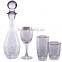 Arabic Style Silver Glass Wine Decanter